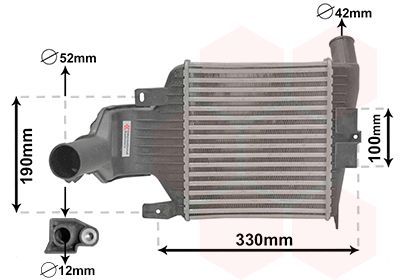 VAN WEZEL Интеркулер 37004415